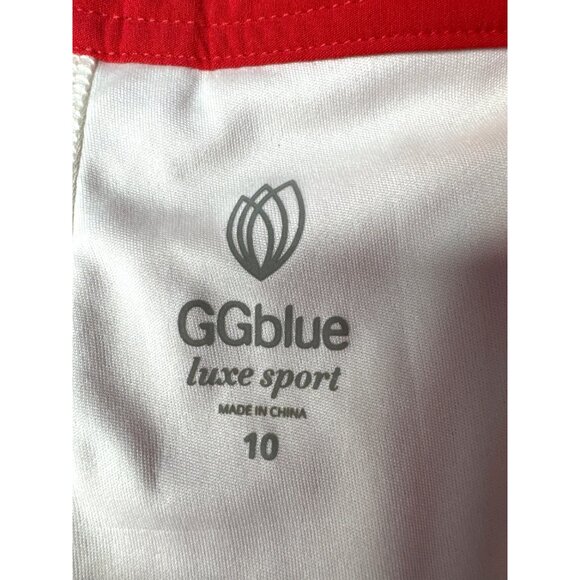 NWT GGBlue Luxe Sport Red Skort With Pockets & Pleats Women’s Size 10 - Picture 5 of 8